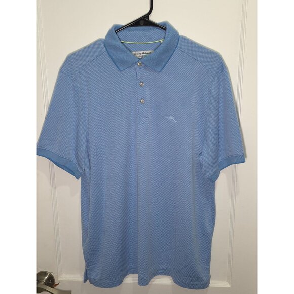Tommy Bahama Men's Island Zone M Blue Polo Shirt - Picture 1 of 8